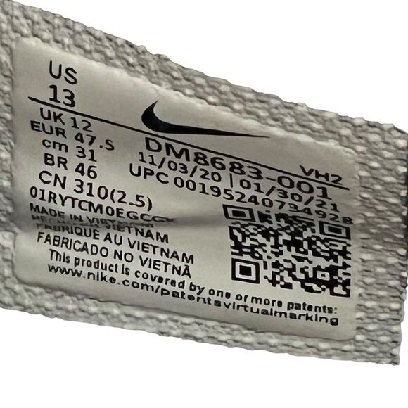 Nike Air Max Excee Sneaker Mens Size 13 Iron Gray Orange Running Shoe DM8683-001 - Picture 9 of 10